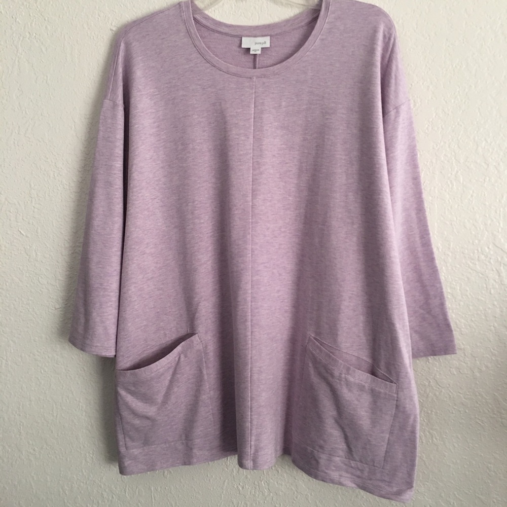 J. Jill Pure Jill Collection Cotton Blend Top                   (SB)